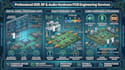 design dsp, rf, audio hardware pcb, preamps, amplifier, and audio circuit board