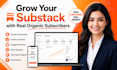 do substack promotion substack subscribers growth substack newsletter promotion