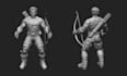 sculpt custom 3d action figure, articulated toy, figurine for 3d printing