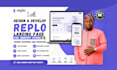 design and develop a replo landing page for shopify store