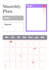 design a printable and digital planner in canva