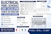 design electrical panel schedule, load calculation and power distribution