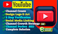 create youtube channel and setup professionally