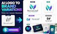 create useful brand variations from your ai generated logo