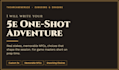 write a custom ttrpg 5e adventure