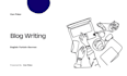 write your blog post