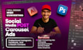 design engaging social media posts and carousel ads