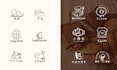 deliver warm style and lovely logo designs