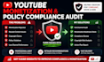 audit your youtube channel for monetization and policy compliance