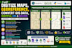 digitize maps, georeference, convert gis data, shapefile, kml and geojson