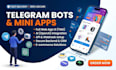build custom telegram bots and telegram mini apps with web app UI