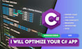 optimize your csharp desktop app