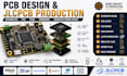 design, review, guide schematics pcb, pcba, jlcpcb production, basic firmware