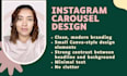 design professional instagram carousel posts in canva