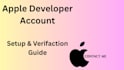 create apple developer accounts and ios developer accounts