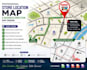 create a professional store location map and business direction map design