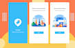 design mobile app splash onboarding for android
