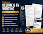 create professiuonal resume cv writing cover letter linkedin services build