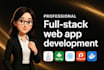 develop a java spring boot and react full stack web application