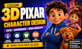 create professional 3d animations with pixar style expertise