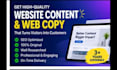 write professional website content and web copy