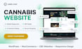 design cannabis website cbd website marijuana website