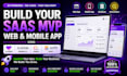 build saas mvp, web and mobile app using lovable, bubble io, adalo, or softr