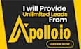 do b2b lead generation extract data from apollo any industry