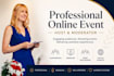 ensure your online event runs smoothly and professionally