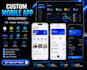develop a custom mobile app for ios app, android business needs, custom app