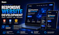 develop responsive HTML CSS javascript websites