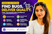 be you manual QA tester, test your saas workflow, find bugs