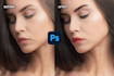 do high end skin retouching in photoshop