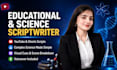 write engaging science and chemistry script  with voiceover