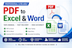 convert PDF to excel or word with high accuracy
