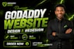 design godaddy website redesign godaddy website design develop godaddy website
