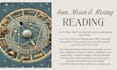 provide a sun, moon and rising astrology reading