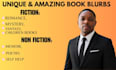 write a compelling book blurb and book description that sells