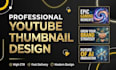 design a professional you tube thumbnail with high CTR