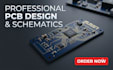 design pcb layout, circuit schematic and custom pcb design