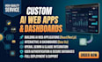 build custom ai web application or dashboard using openai API and gemini