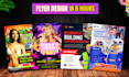 create professional custom flyer design