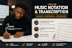 convert your ai generated songs with rhythms and harmonies to staff notation