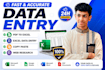 do fast data entry, PDF to excel, excel and copy paste tasks