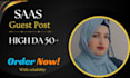 saas guest post, saas backlinks, saas link insertion on high da DR saas websites