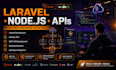 develop laravel node js rest apis
