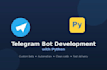 build a custom telegram bot with python