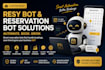 build a resy bot, reservation bot, booking bot, web automation, bot restaurant