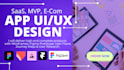 do mvp, saas, ecommerce app responsive ui design with figma prototype