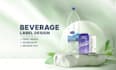 design beverage bottle can and drink label packaging professionally